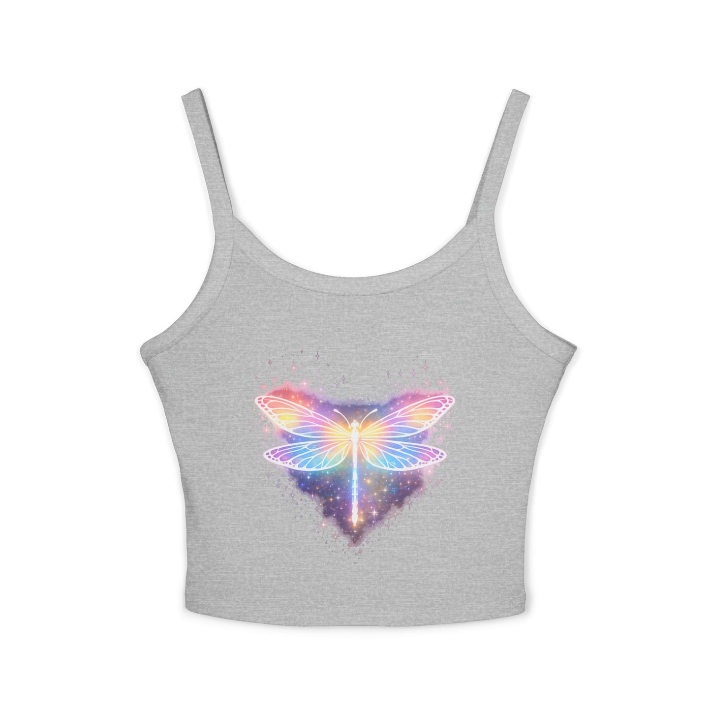 Celestial Dragonfly Transformation & Light Energy Women's Spaghetti Strap Tank Top