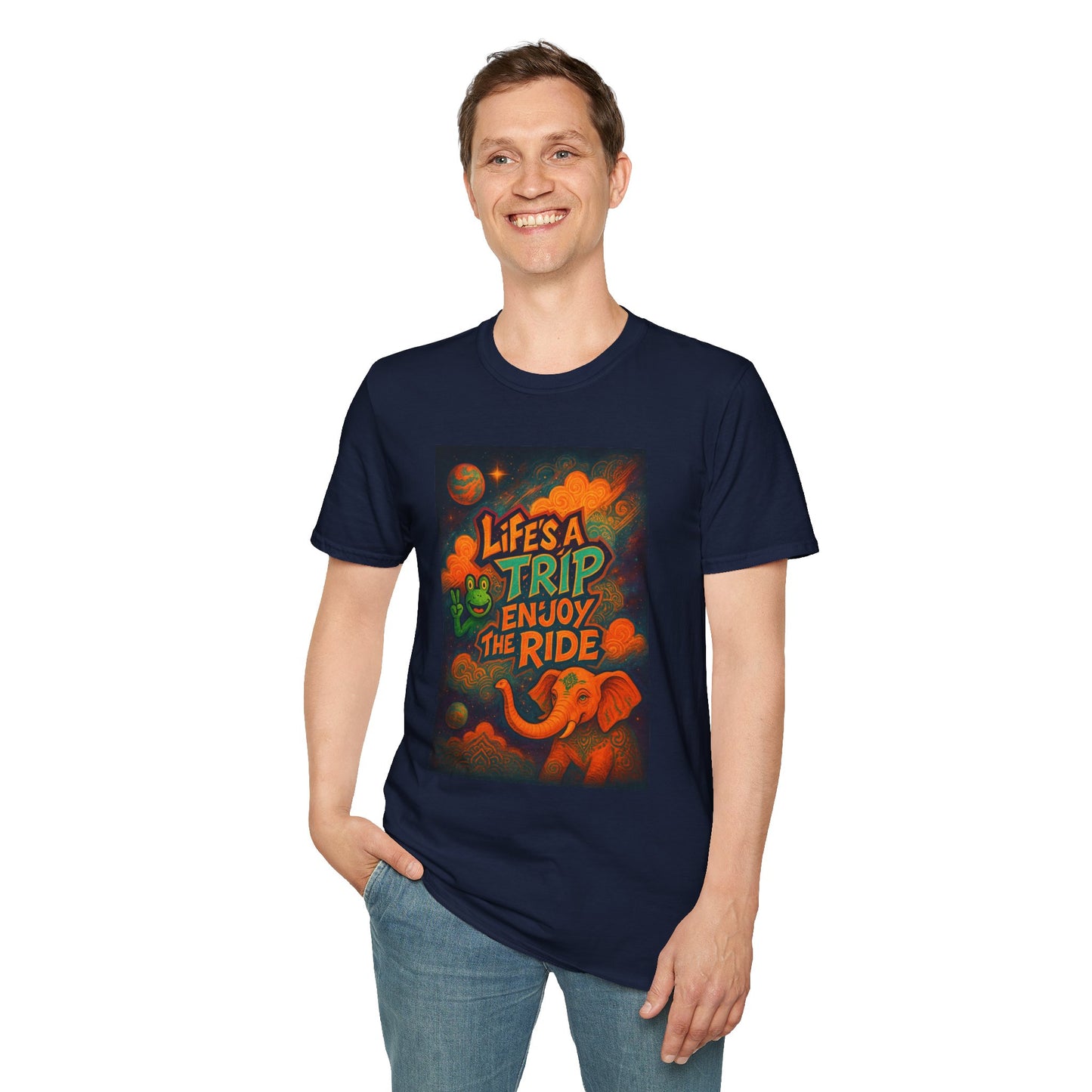 Life’s a Trip — Enjoy the Ride (Spiritual Safari Tee)  Unisex Softstyle T-Shirt
