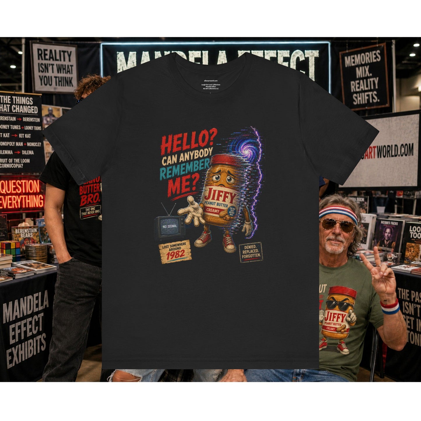 Hello? Can Anybody Remember Me? | Funny Mandela Effect Unisex Jersey Short Sleeve Tee   | Laugh Out Loud Collection