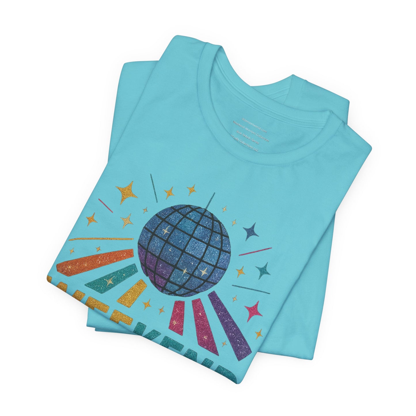 🛼 Weekend Rink Vibes – Weekend Warriors Edition  Unisex Jersey Short Sleeve Tee