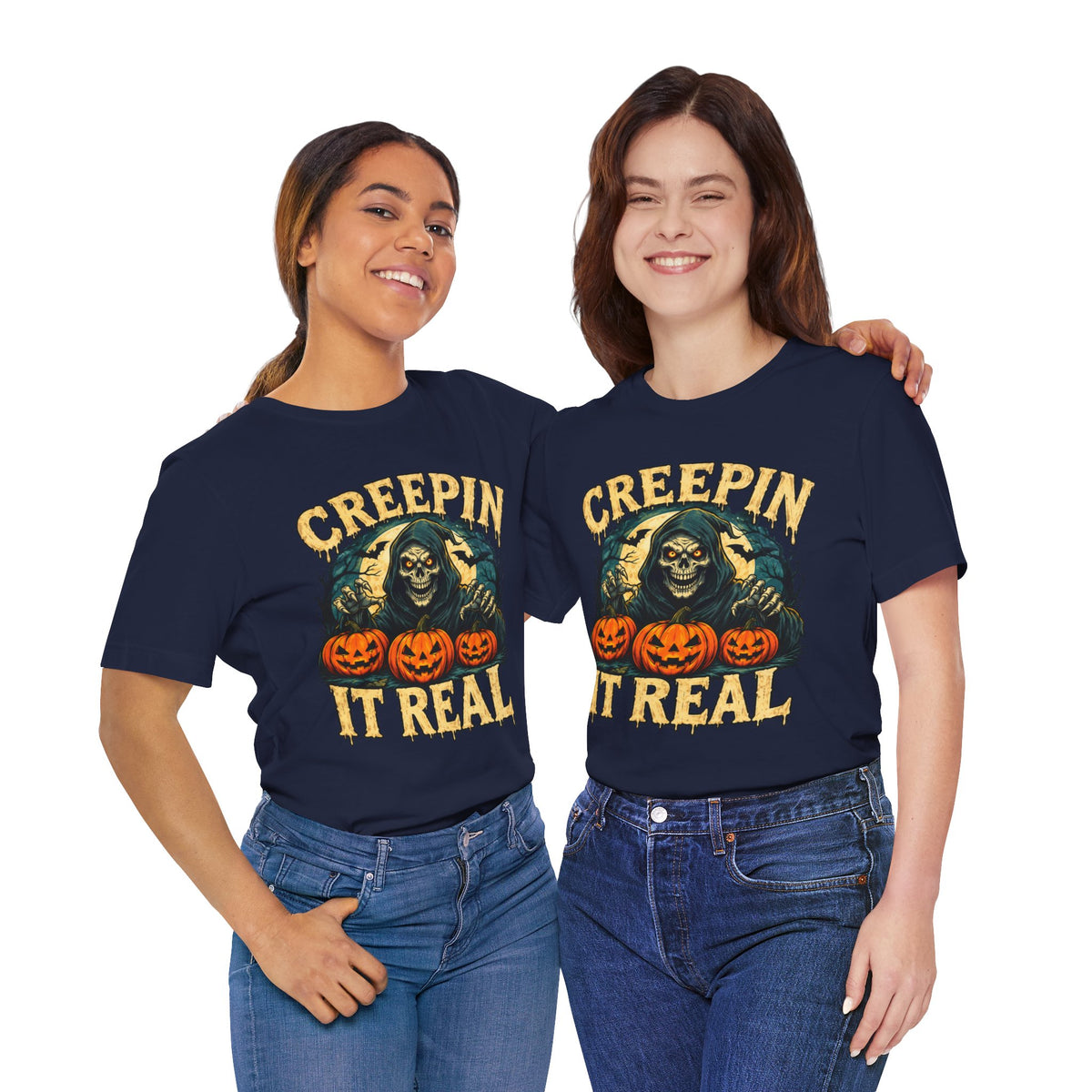 👻💨 Creepin' it Real.  II Unisex Jersey Short Sleeve Tee