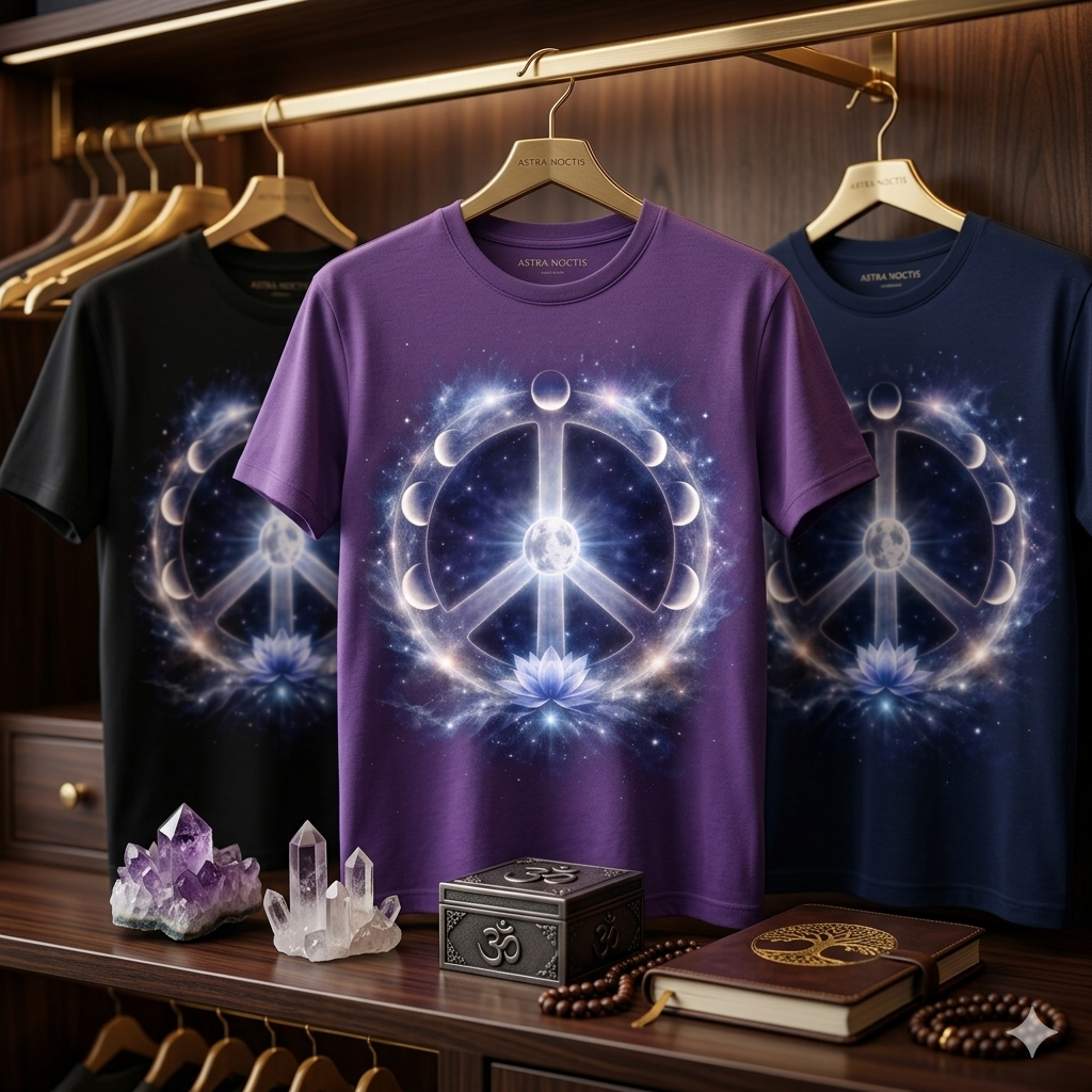 The Light Within: Lunar Alignment – Cosmic Peace Energy Unisex Ultra Cotton Tee