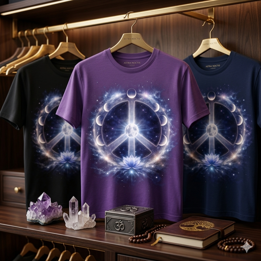 The Light Within: Lunar Alignment – Cosmic Peace Energy Unisex Ultra Cotton Tee