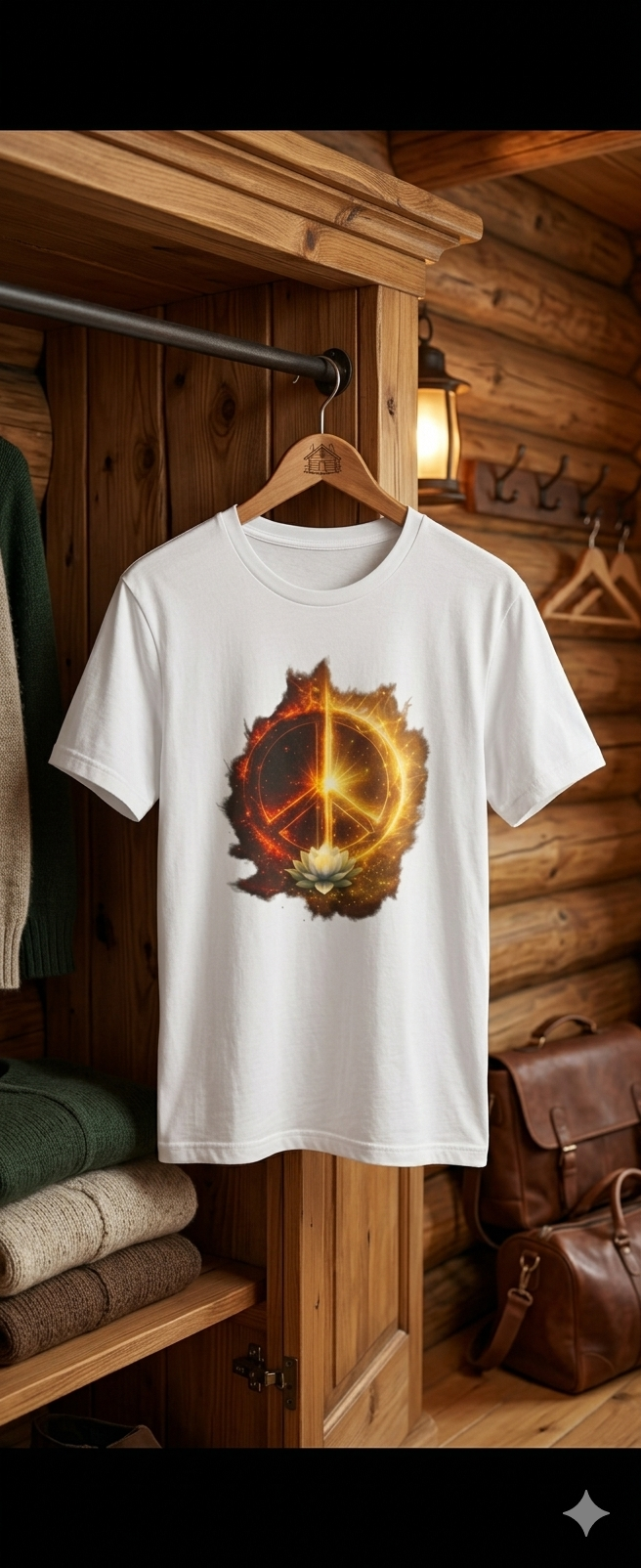 The Light Within: Duality Flame – Inner Balance Peace Unisex Jersey Short Sleeve Tee