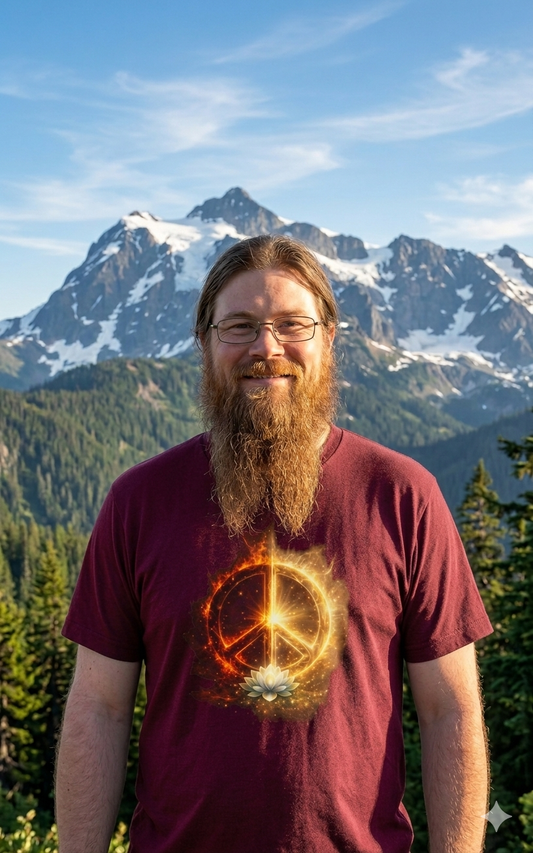 The Light Within: Duality Flame – Inner Balance Peace Unisex Jersey Short Sleeve Tee