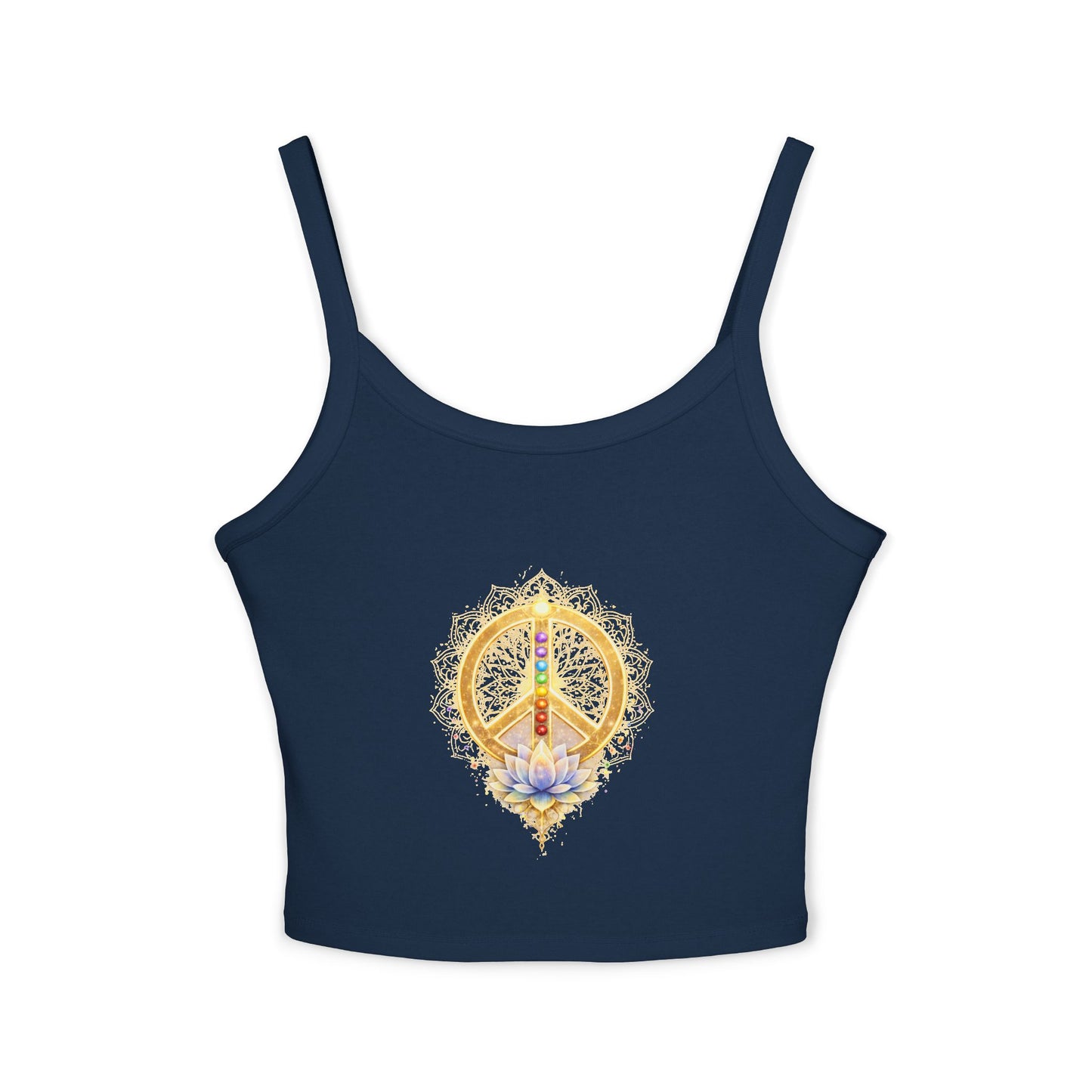 Radiant Chakra Peace Tank – Align Your Energy in Style