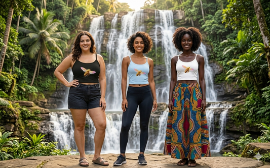 Golden Aura Bee Tank – Sweet Energy, Strong Spirit Women's Spaghetti Strap Tank Top