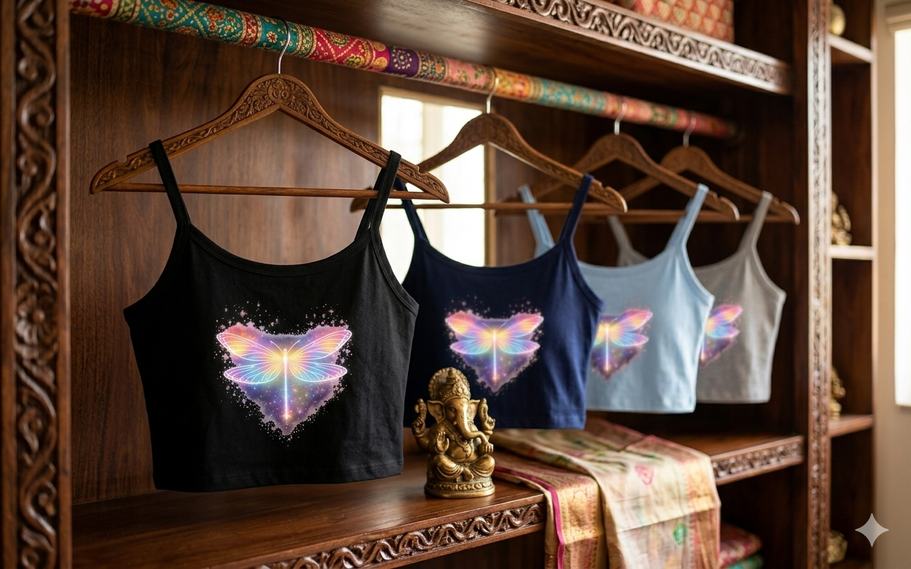 Celestial Dragonfly Transformation & Light Energy Women's Spaghetti Strap Tank Top