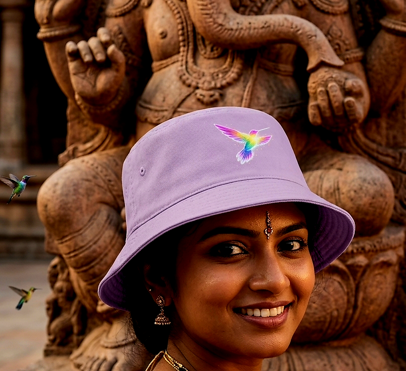 Radiant Hummingbird Bucket Hat