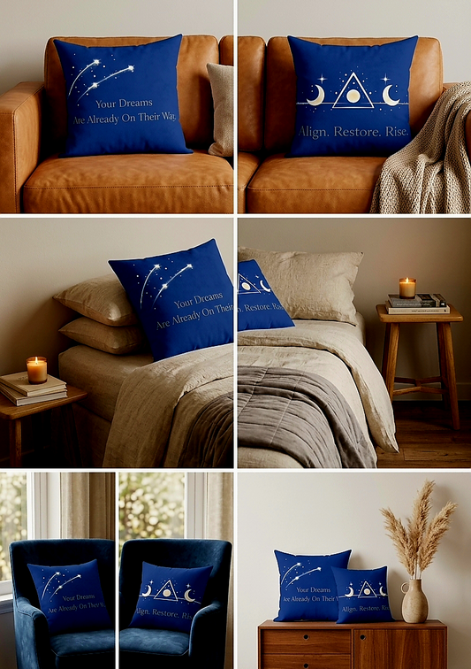 Manifestation & Alignment Faux Suede Square Pillow