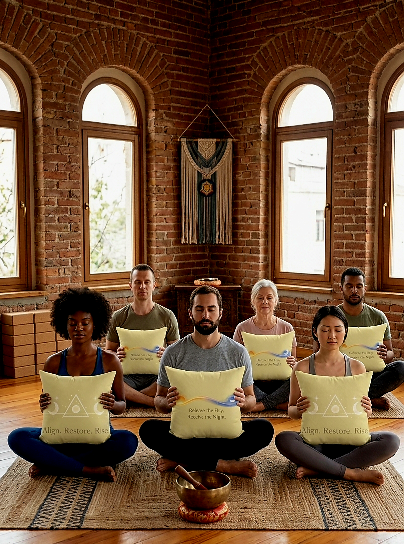 Release the Day, Receive the Night Pillow – Sun & Moon Balance Faux Suede Square Pillow