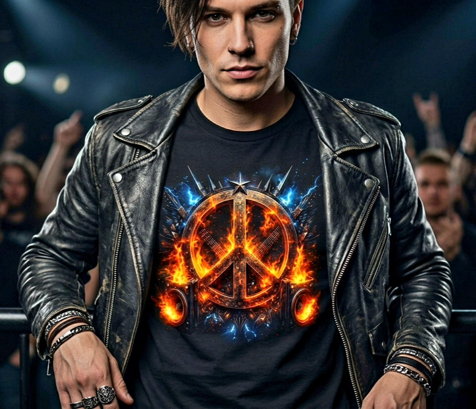 Fire & Sound Peace - Unisex Jersey Short Sleeve Tee - Kevin’s Line