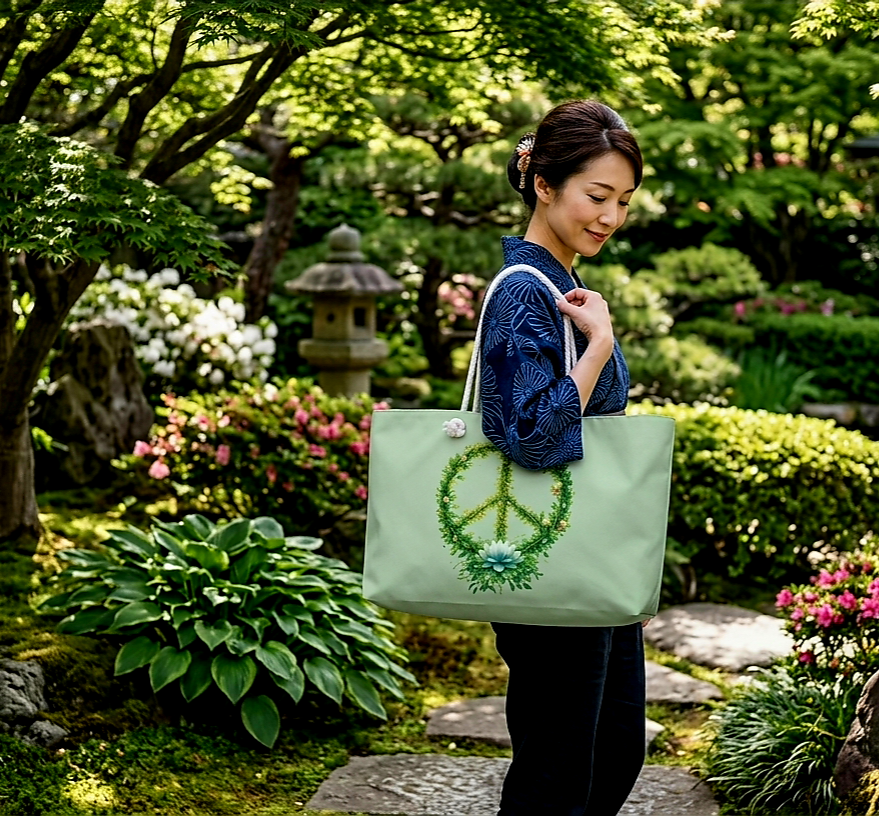 Emerald Harmony Weekender Bag