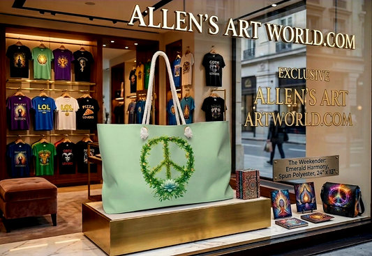 Emerald Harmony Weekender Bag