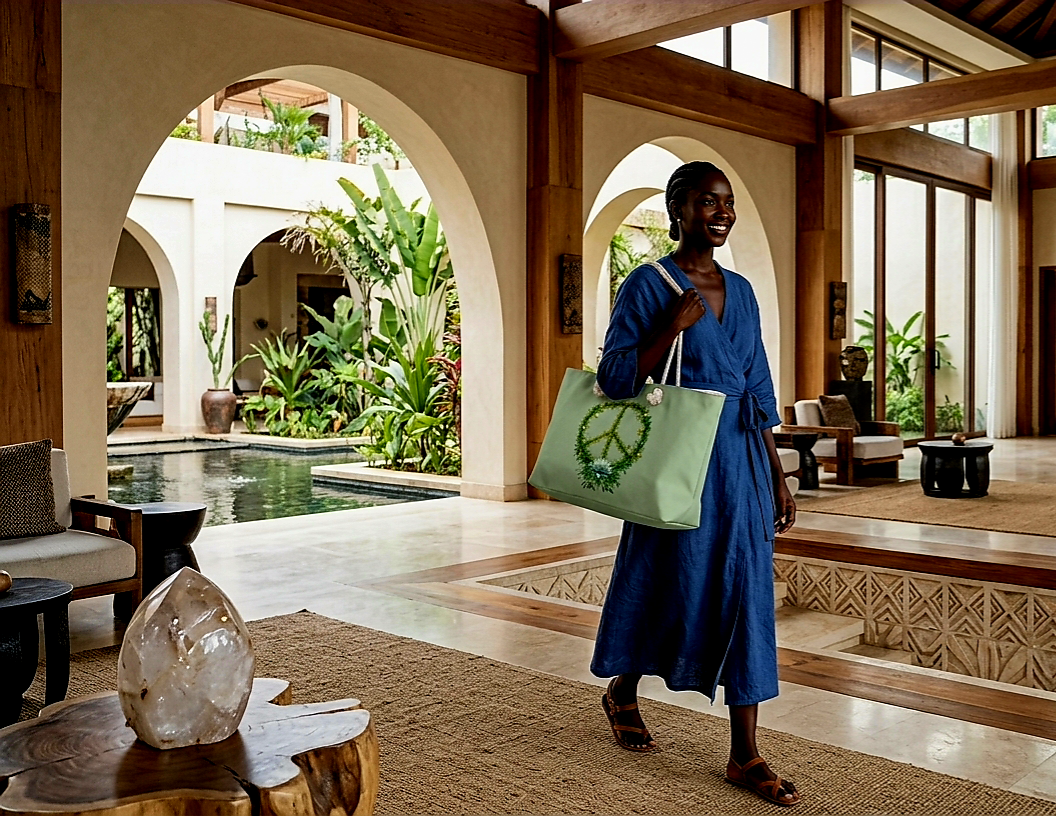 Emerald Harmony Weekender Bag