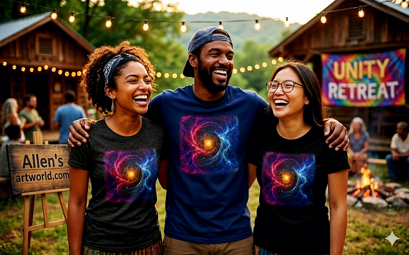 Cosmic Harmony Sacred Geometry - Unisex Jersey Short Sleeve Tee