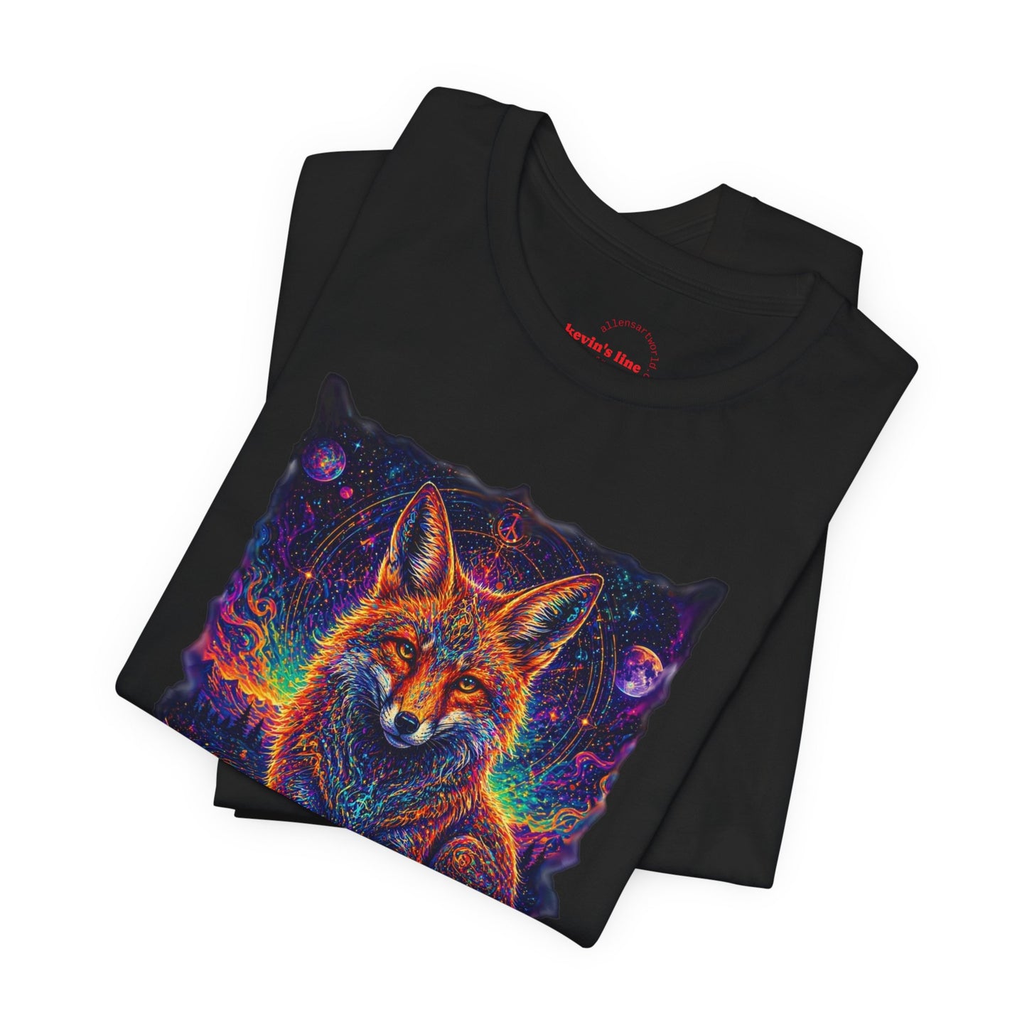 Neon Oracle Fox - Unisex Jersey Short Sleeve Tee