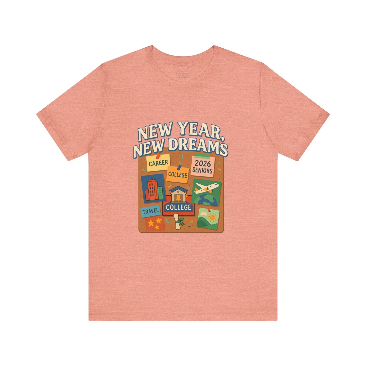 New Year, New Dreams – Class of 2026  January design 2 Unisex Jersey Short Sleeve Tee