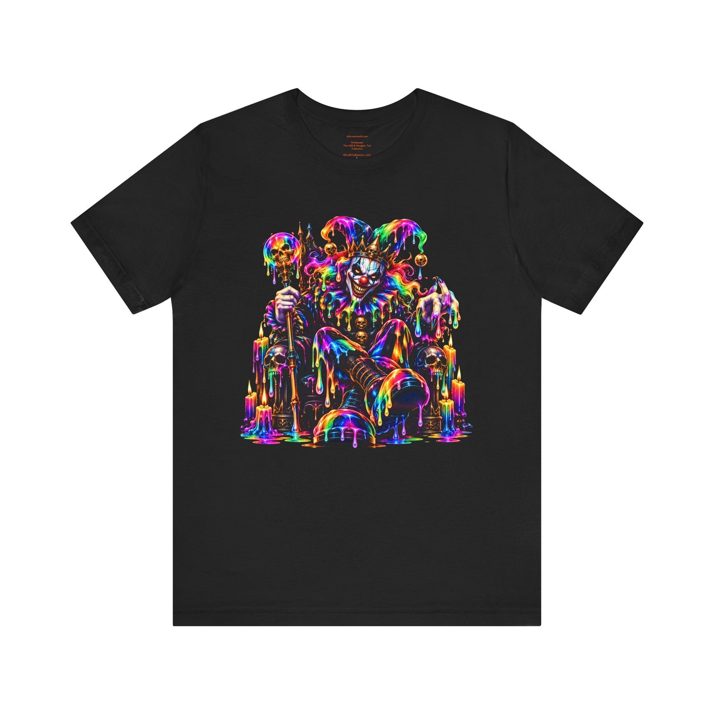 KING OF THE CARNIVAL 🤡 | Psychedelic Horror Clown  Unisex Jersey Short Sleeve Tee