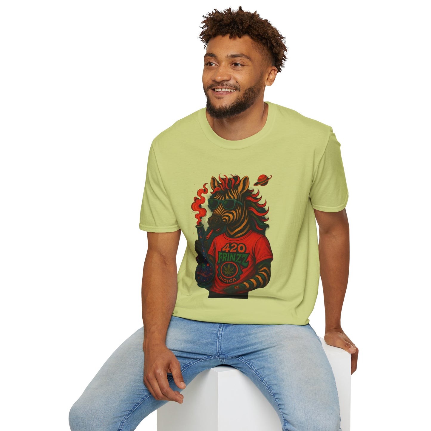 Blazed and Braided  Unisex Softstyle T-Shirt