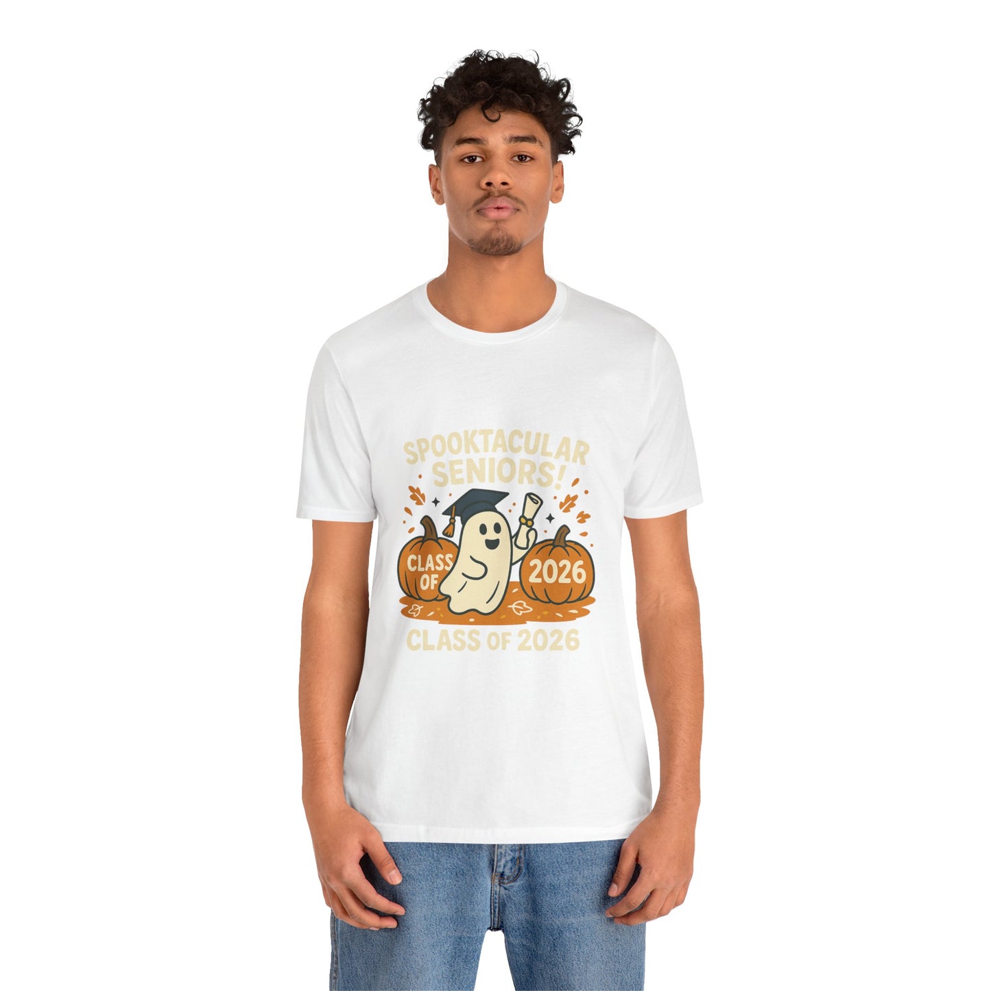 Seniors October Spooktacular Seniors design 1 Unisex Jersey Short Sleeve Tee