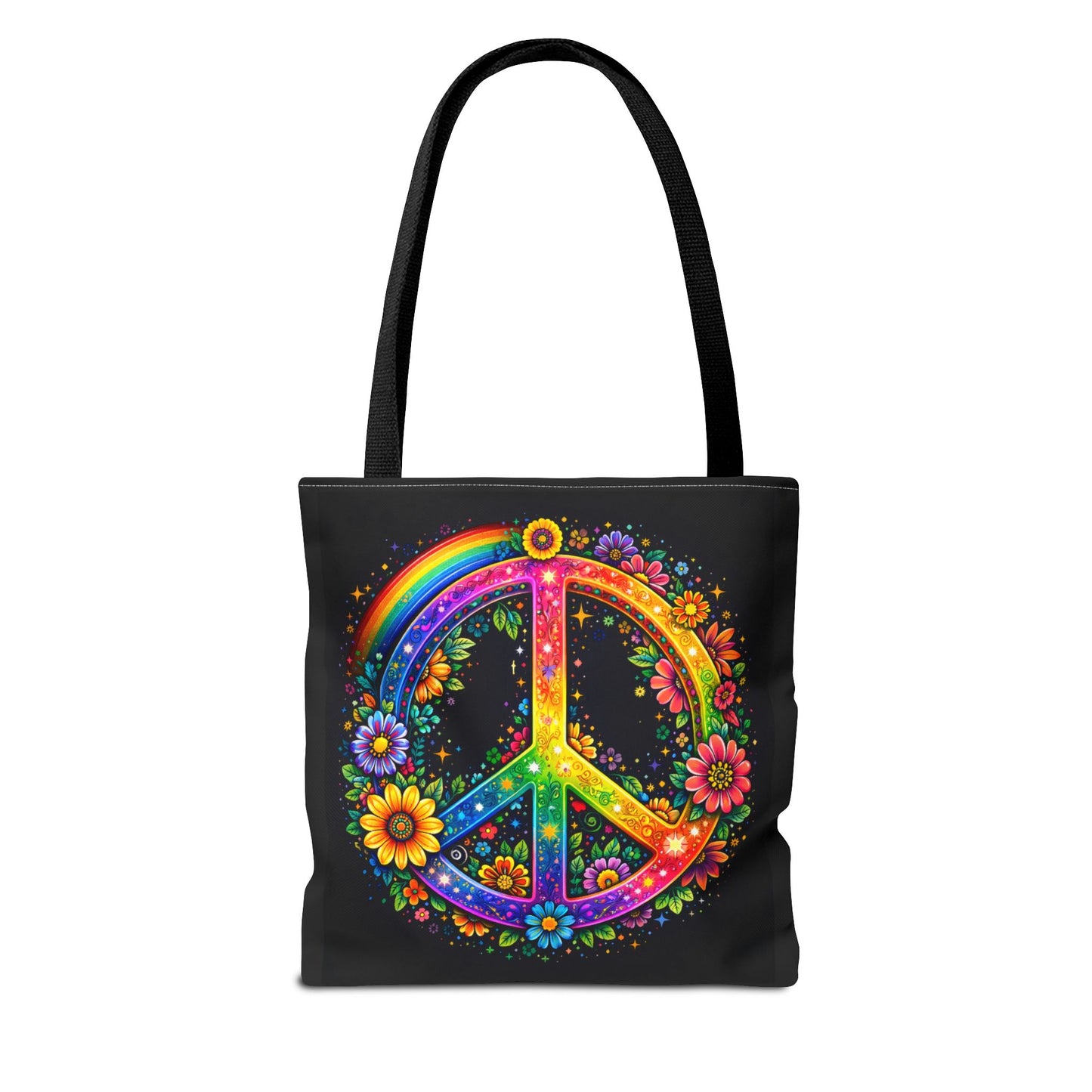 Peace in Full Color – Radiant Harmony Tote Bag (AOP)