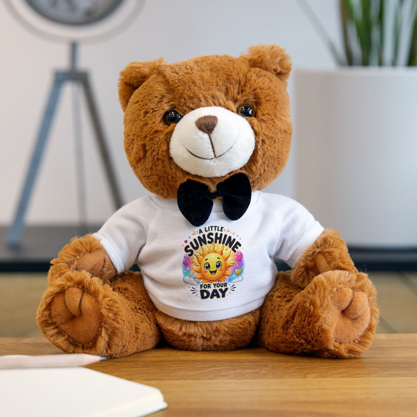 A Little Sunshine for Your Day – Plush Teddy Bear with T-Shirt
