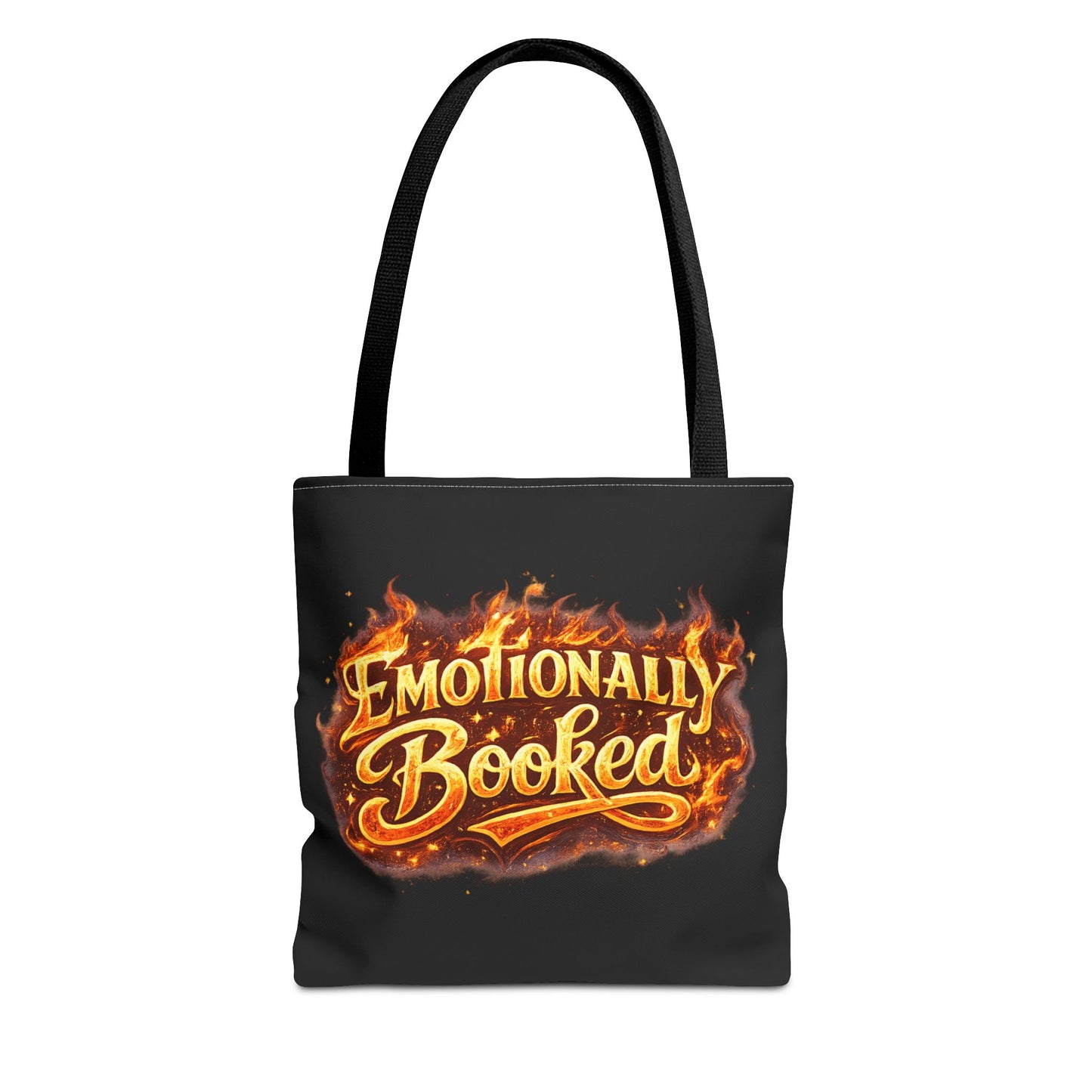 Emotionally Booked – Flame Edition Tote Bag (AOP)
