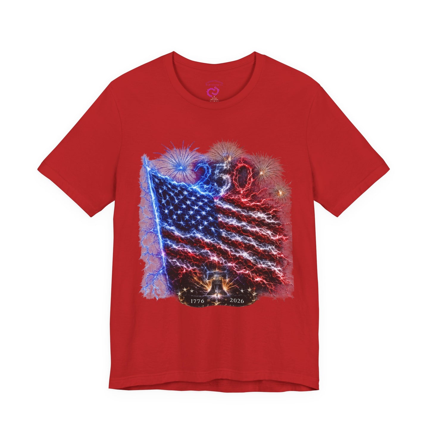 America Recharged: 250 Years Strong Unisex Jersey Short Sleeve Tee
