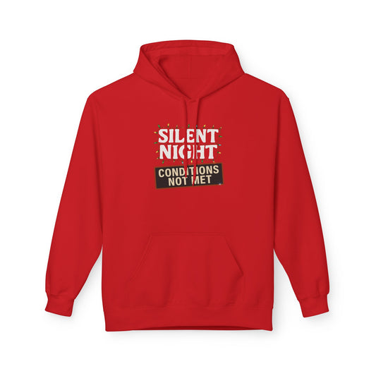 Silent Night – Conditions Not Met Holiday Unisex Midweight Softstyle Fleece Hoodie