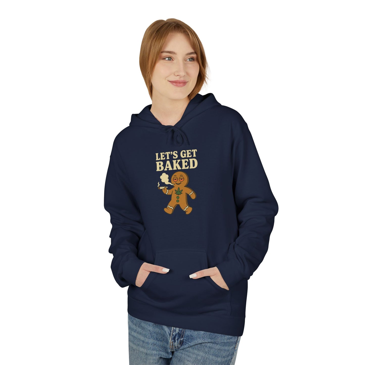 Let’s Get Baked – HoliDazed Holiday Hoodie Unisex Midweight Softstyle Fleece Hoodie