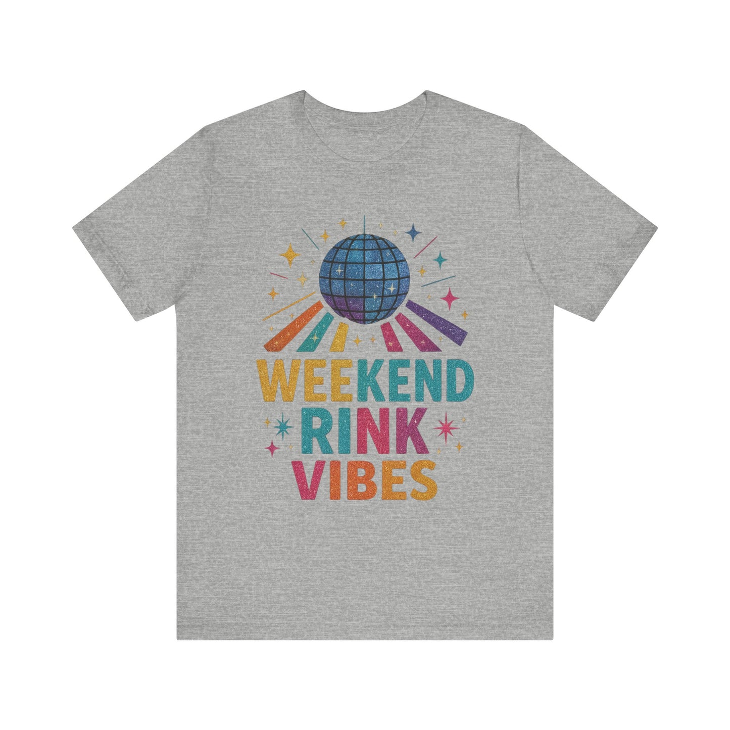 🛼 Weekend Rink Vibes – Weekend Warriors Edition  Unisex Jersey Short Sleeve Tee