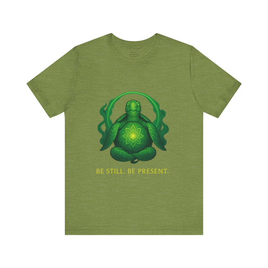 Be Still Be Present Unisex Jersey Short Sleeve Tee