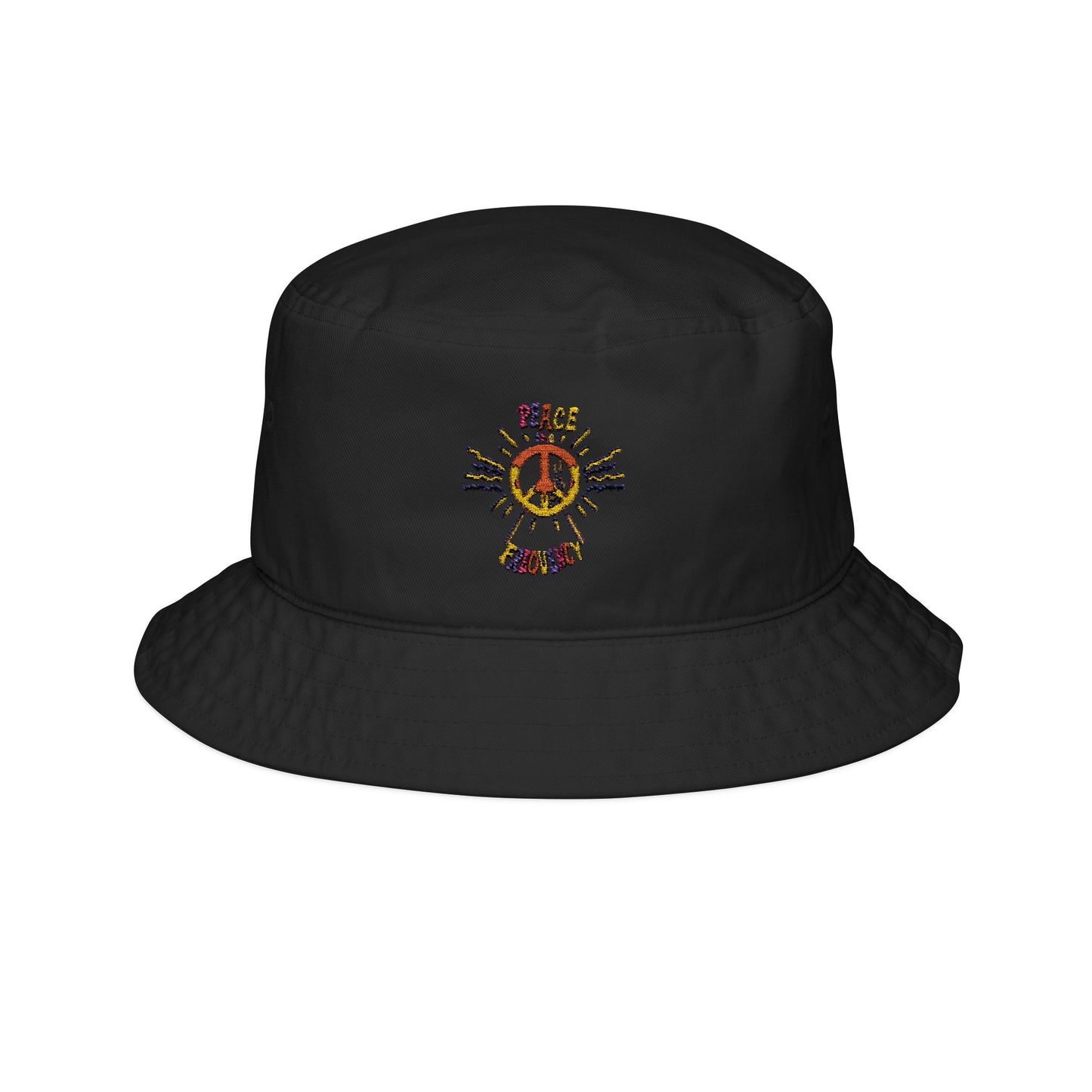 Peace, the Frequency Bucket Hat (Embroidery)