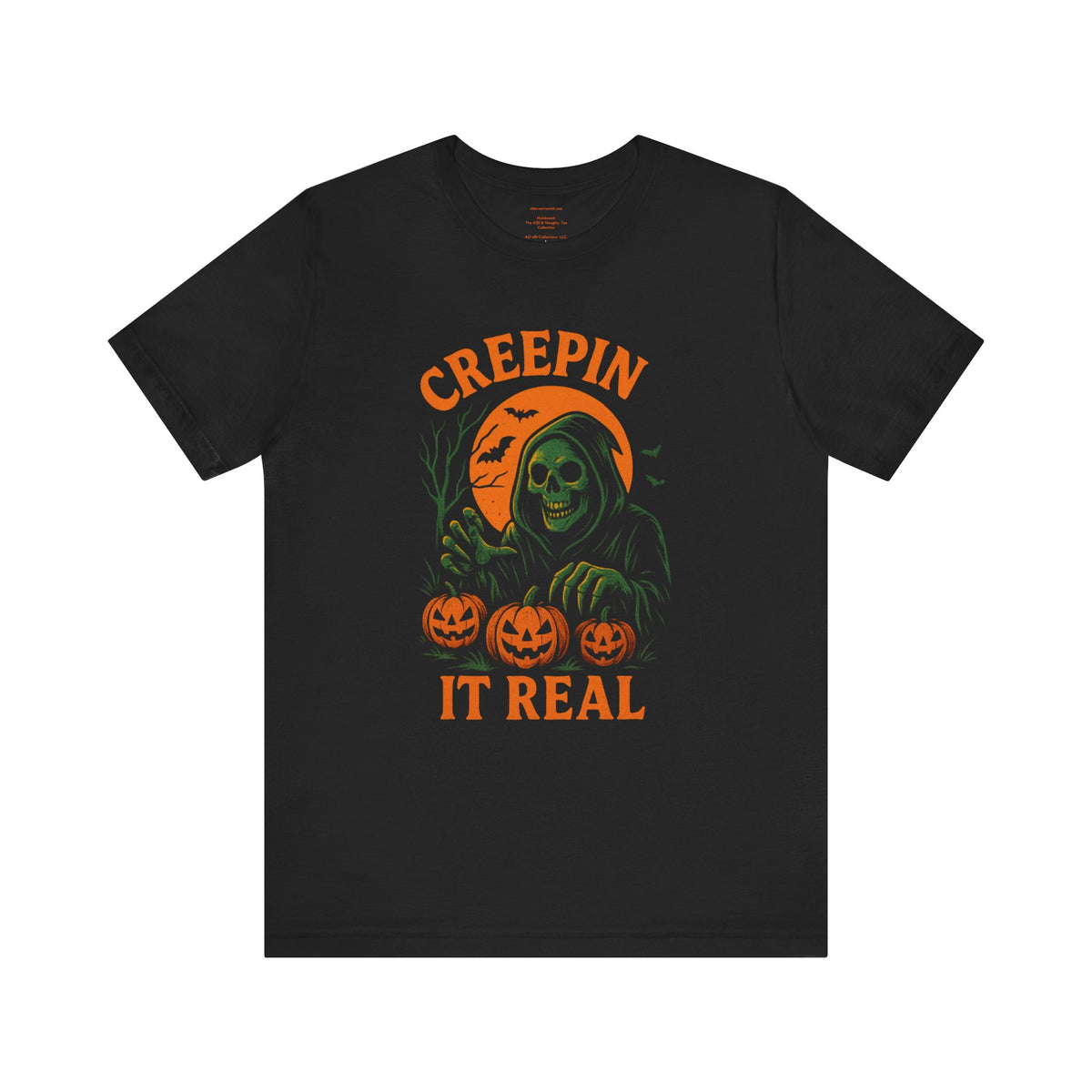 👻💨 Creepin' While I'm Weepin' (from laughing so hard) Unisex Jersey Short Sleeve Tee