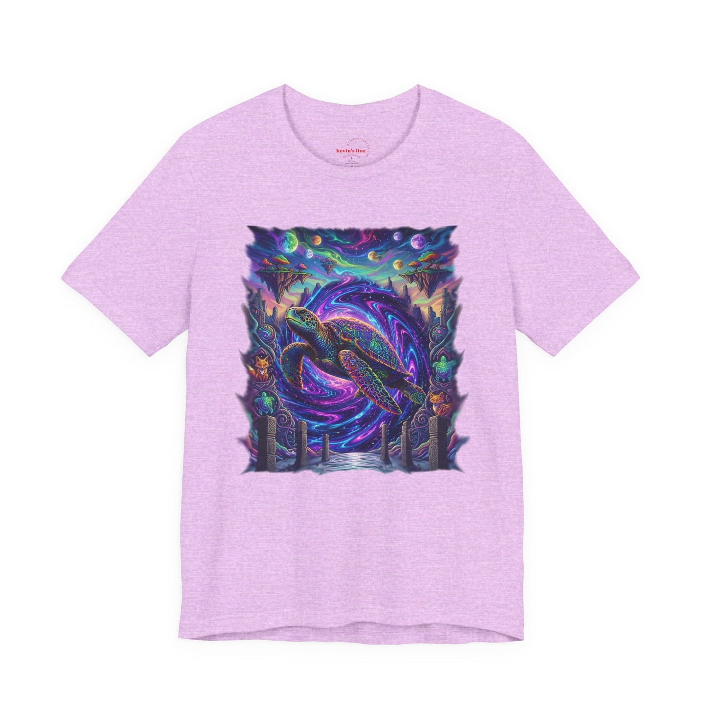 Cosmic Turtle Drift Unisex Jersey Short Sleeve Tee