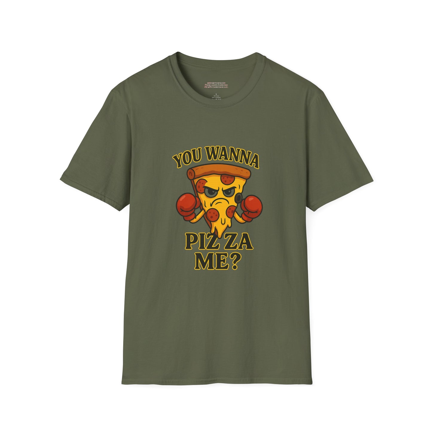 You Wanna Pizza Me?   Unisex Softstyle T-Shirt