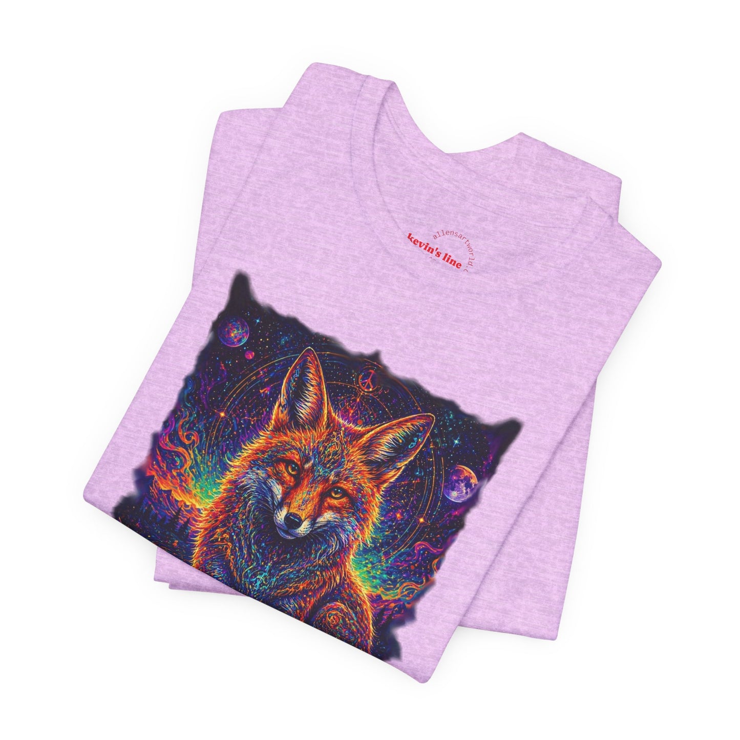 Neon Oracle Fox - Unisex Jersey Short Sleeve Tee
