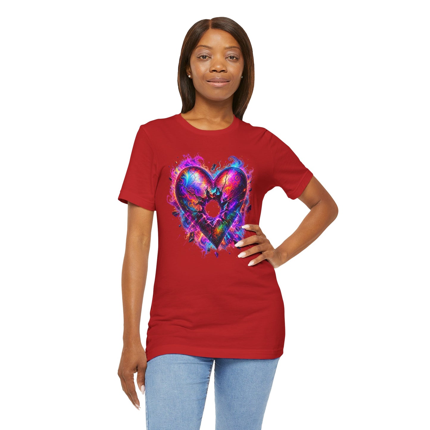 Voidheart Neon Gothic Unisex Jersey Short Sleeve Tee