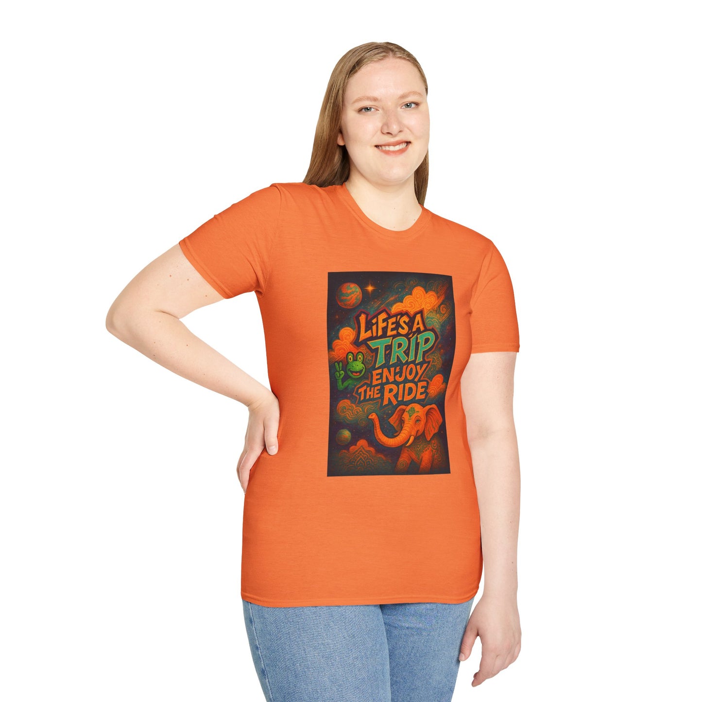 Life’s a Trip — Enjoy the Ride (Spiritual Safari Tee)  Unisex Softstyle T-Shirt