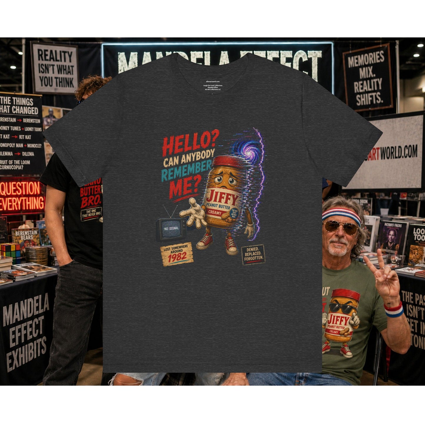 Hello? Can Anybody Remember Me? | Funny Mandela Effect Unisex Jersey Short Sleeve Tee   | Laugh Out Loud Collection
