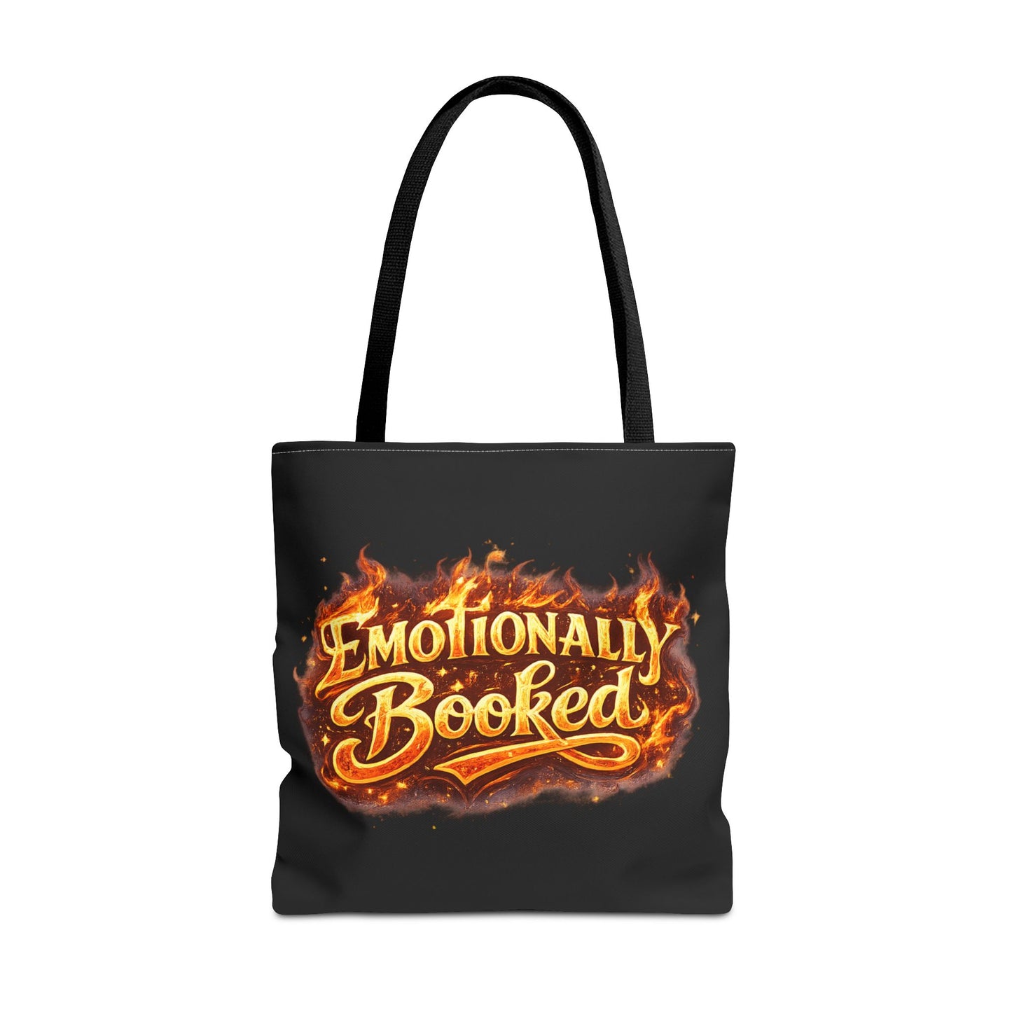 Emotionally Booked – Flame Edition Tote Bag (AOP)