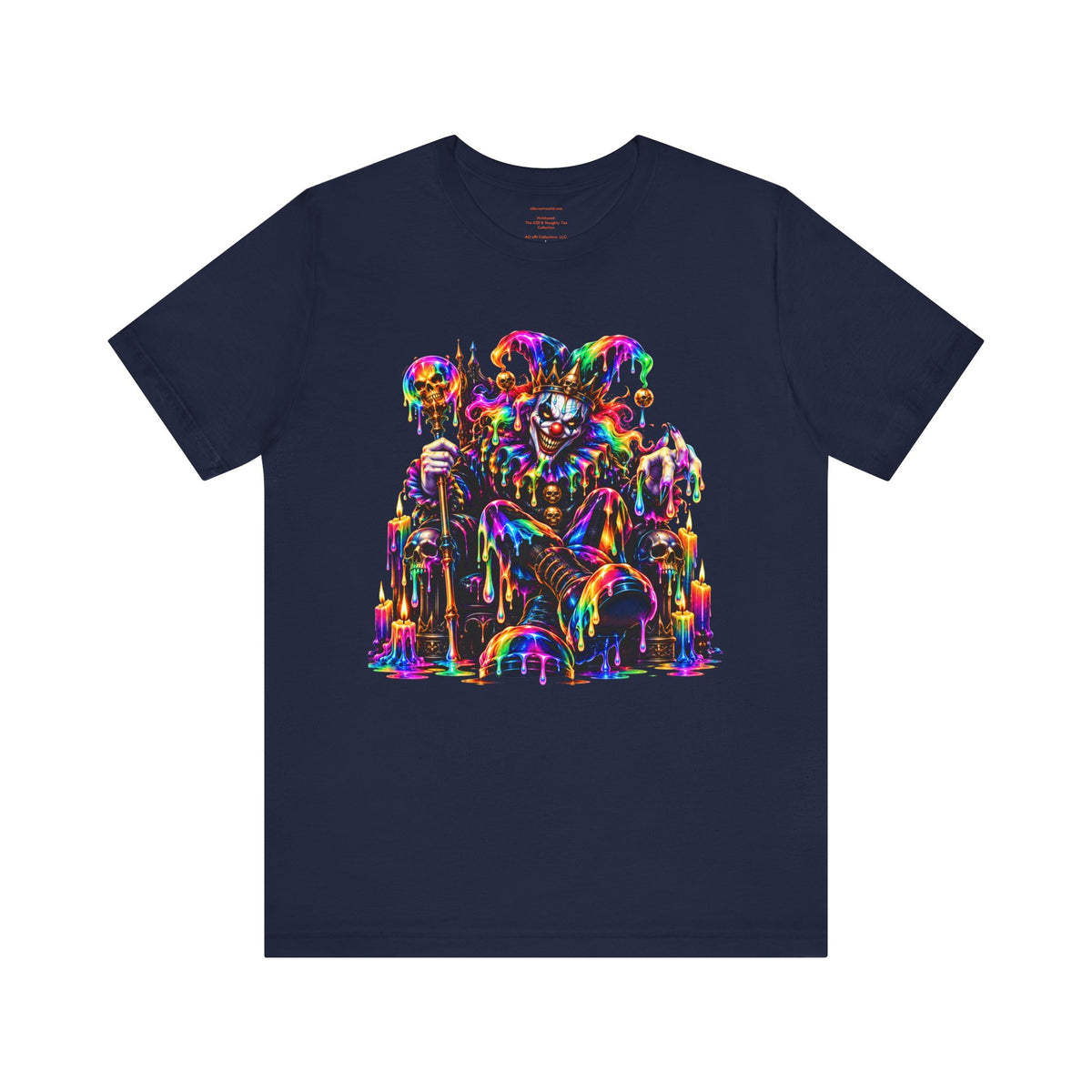 KING OF THE CARNIVAL 🤡 | Psychedelic Horror Clown  Unisex Jersey Short Sleeve Tee