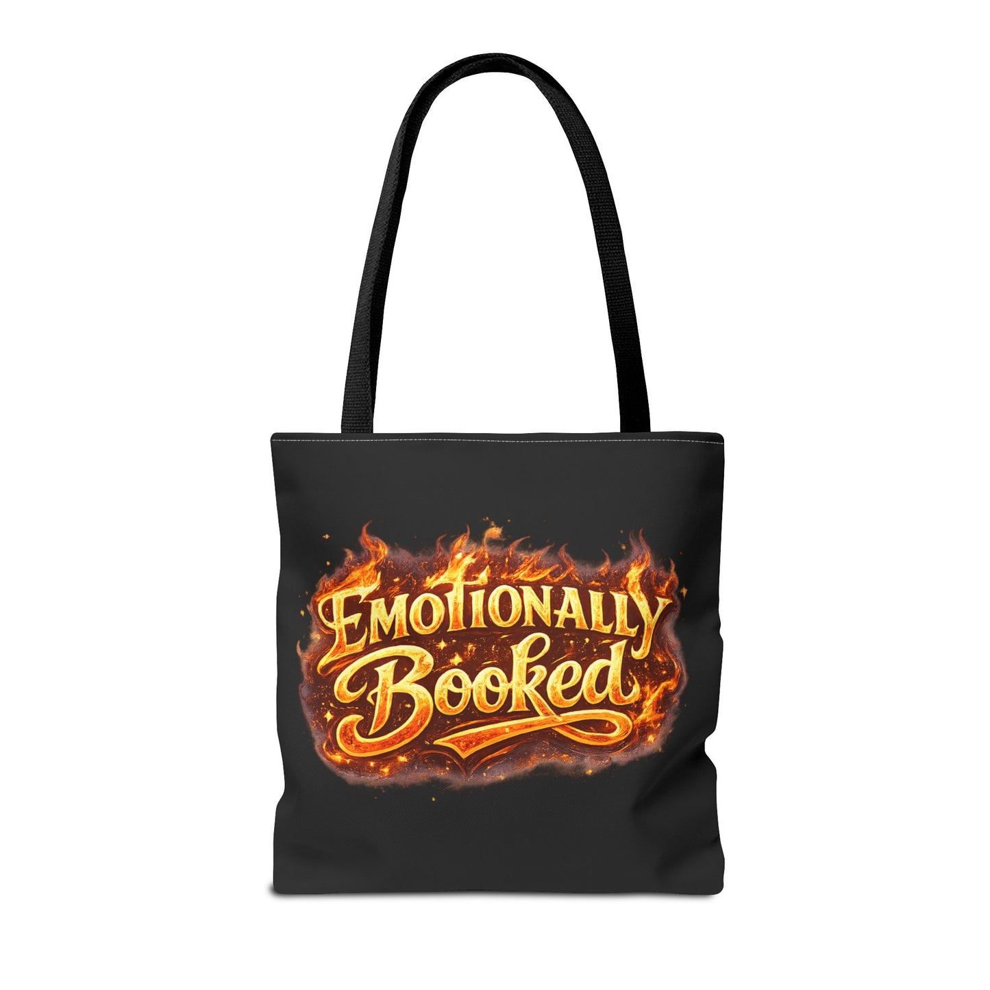 Emotionally Booked – Flame Edition Tote Bag (AOP)