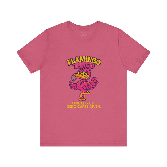 Flamingo Tango  Unisex Jersey Short Sleeve Tee