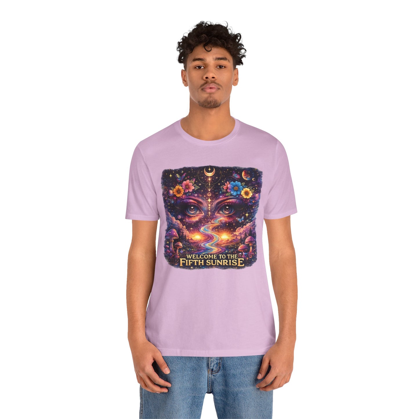 Welcome to the Fifth Sunrise.  Unisex Jersey Short Sleeve Tee - Kevin’s Line