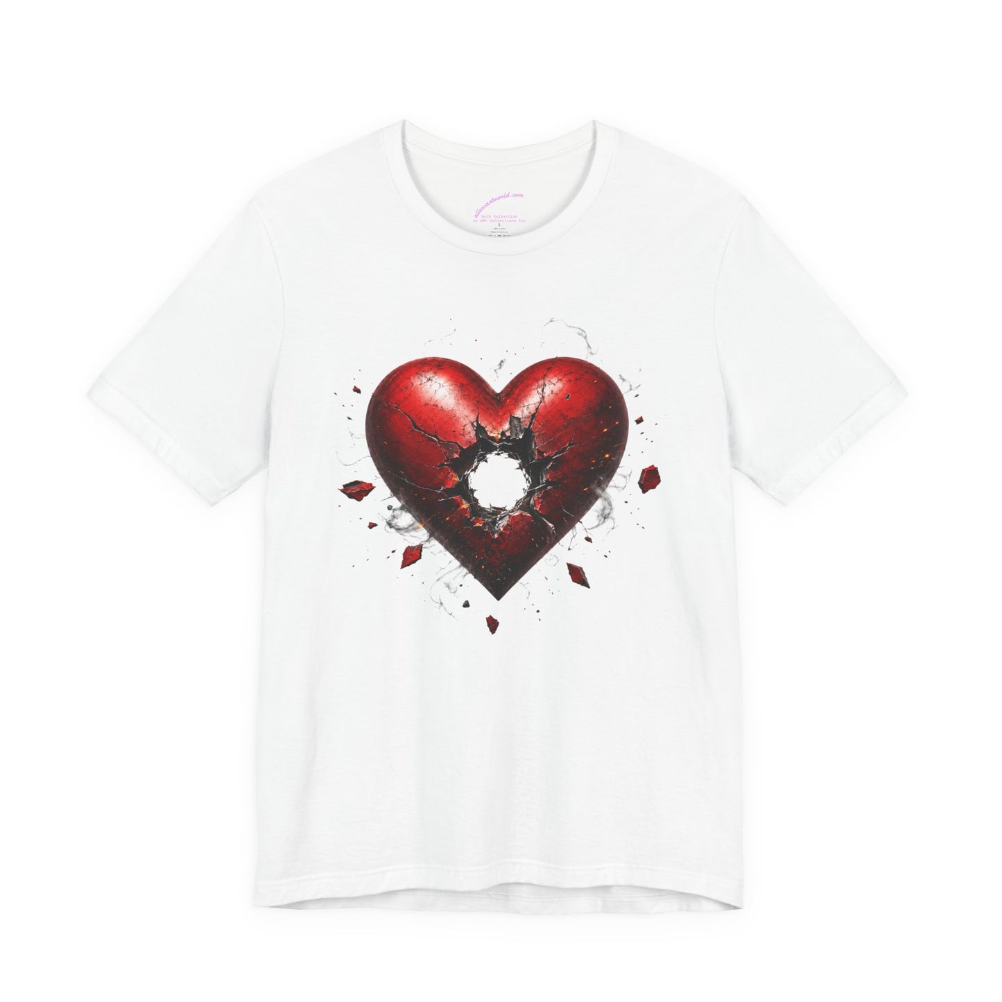 Shot Through the Heart Gothic Unisex Jersey Short Sleeve Tee