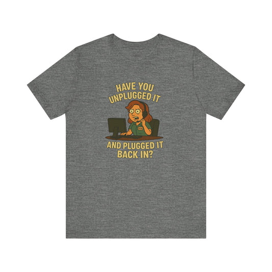 The IT Gospel According to Deb Unisex Jersey Short Sleeve Tee