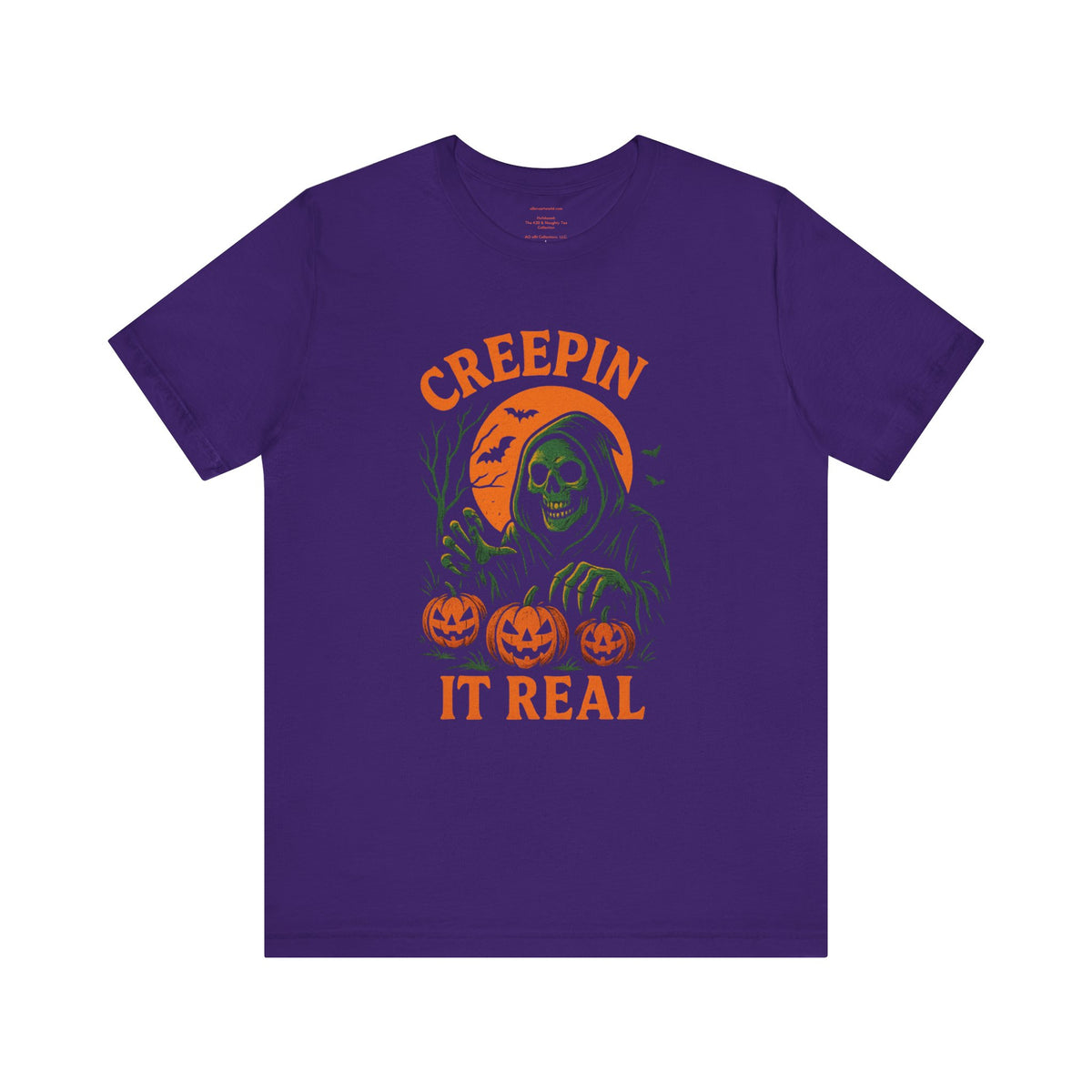 👻💨 Creepin' While I'm Weepin' (from laughing so hard) Unisex Jersey Short Sleeve Tee