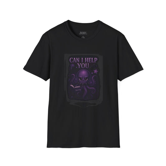 Can I Help You? – Abyss-Level Attitude Unisex Softstyle T-Shirt